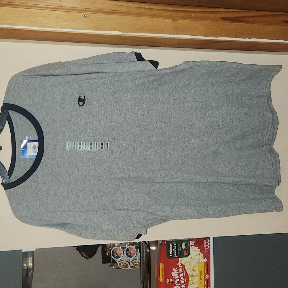 Champion gray ringer t-shirt nwt 2XL